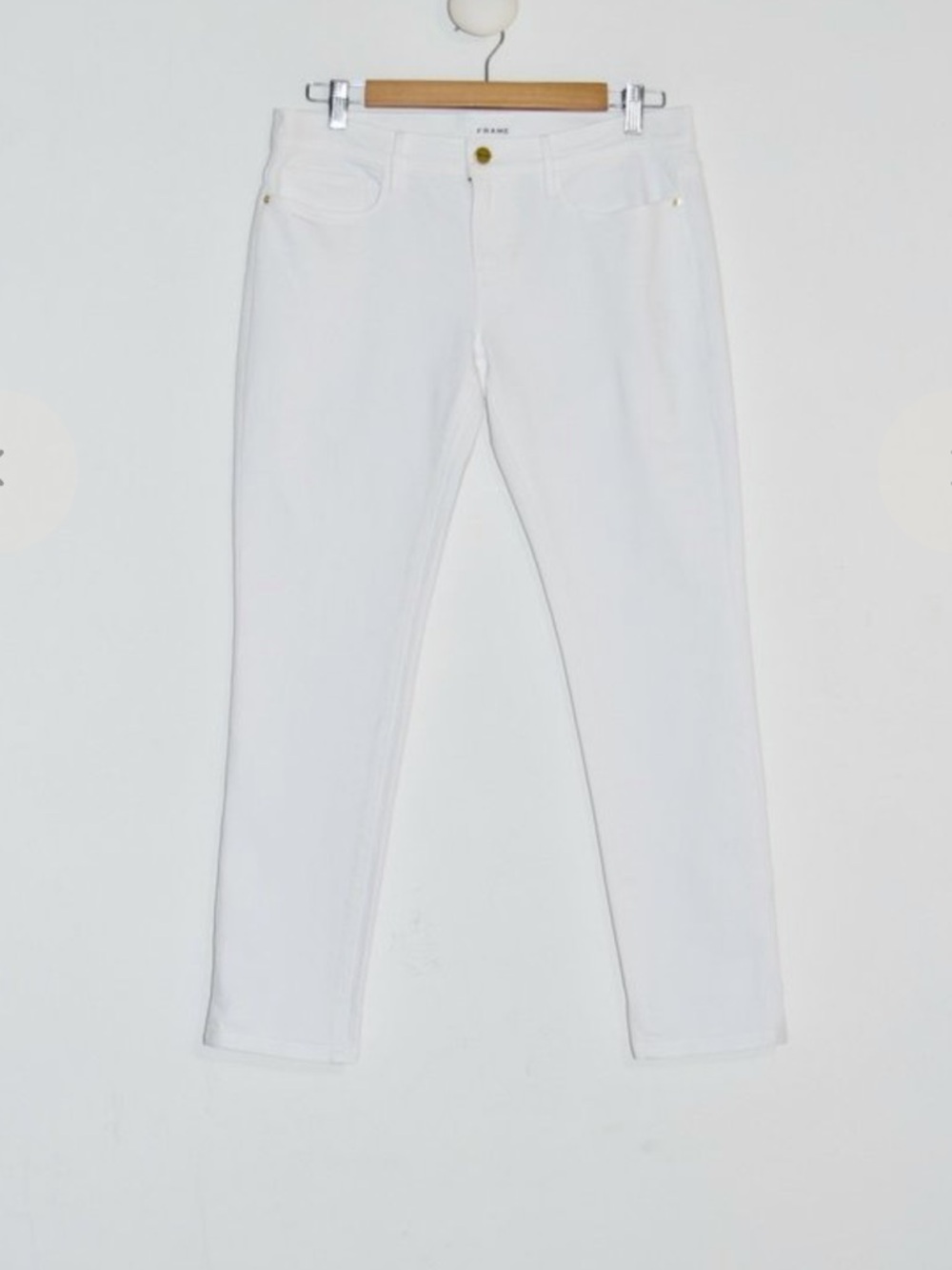 Frame white Le Garçon denim jeans 26